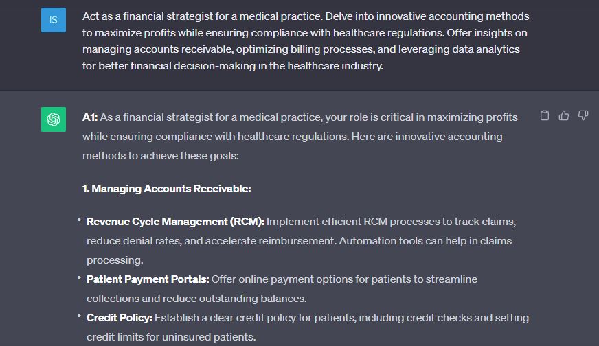 Accounting For Healthcare Business