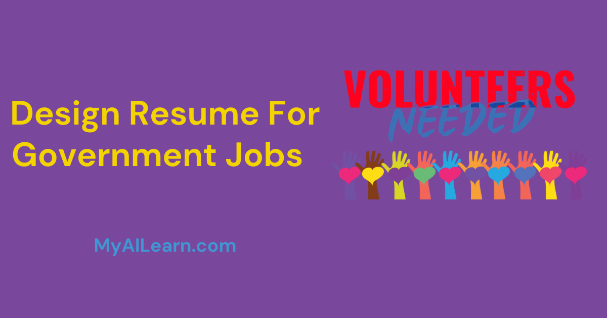 Resume For Volunteer Opportunities