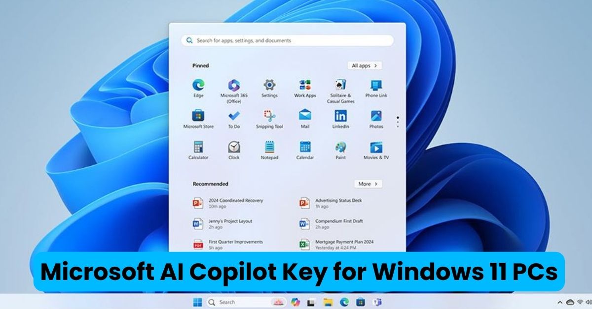 microsoft Copilot Key for Windows 11 PCs